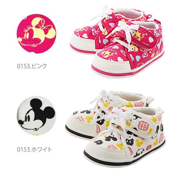 靴 キッズ おしゃれ ベビーシューズ ディズニー 男の子 女の子 スニーカー くつ ミッキー ミニー 子供靴 マジックテープ | BACKYARD FAMILY | 04