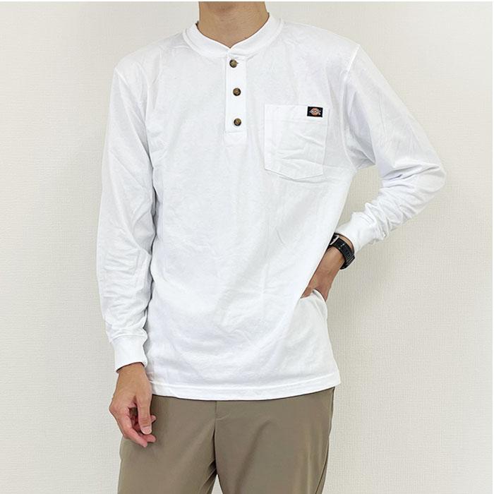 ディッキーズ Dickies tシャツ WL451 通販 メンズ 長袖 ロンt シャツ おしゃれ ブランド デッキーズ ヘンリーネック 無地 厚手 ポケット付き  ディッキーズ | Dickies