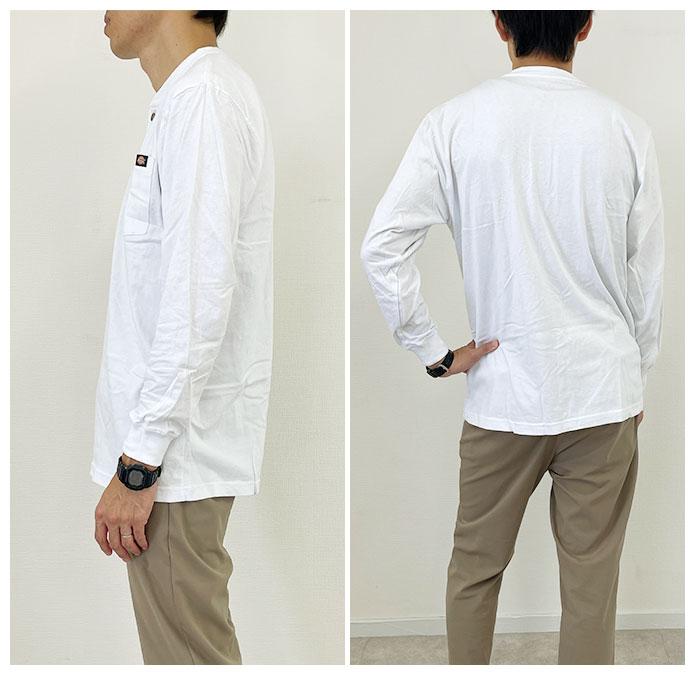ディッキーズ Dickies tシャツ WL451 通販 メンズ 長袖 ロンt シャツ おしゃれ ブランド デッキーズ ヘンリーネック 無地 厚手 ポケット付き  ディッキーズ | Dickies | 02
