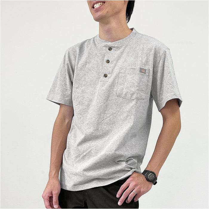 ディッキーズ 通販ディッキーズ Dickies tシャツ WS451 メンズ 半袖 シャツ おしゃれ ブランド デッキーズ ヘンリーネック 無地 厚手 ポケット付き ディッキーズ | Dickies