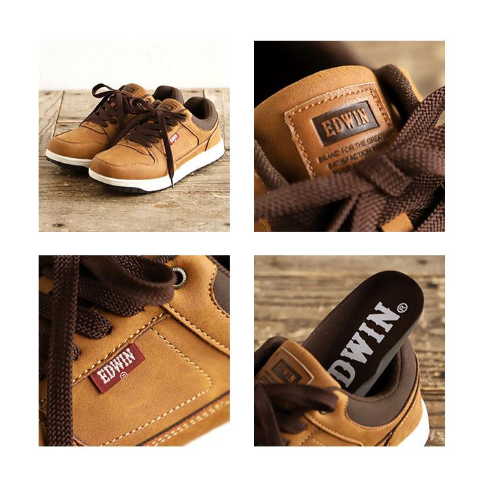 スニーカー EDWIN スニーカー エドウィン EDW-7977 通販 靴 ローカットスニーカー 運動靴 カジュアルシューズ メンズ ブランド おしゃれ シンプル 滑りにくい |  | 13