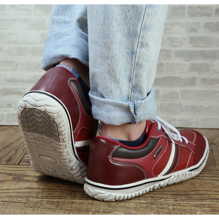 スニーカー EDWIN メンズ 7537 好評 赤 黒 通学 おしゃれ エドウィン