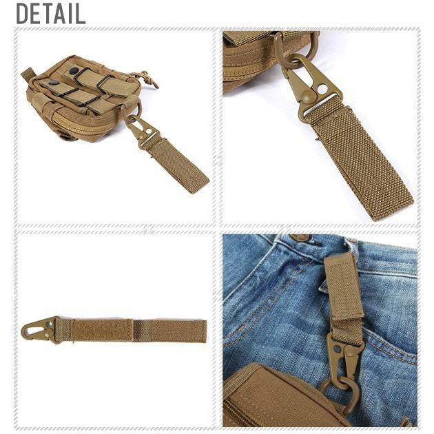 MOLLE 対応 キーパーホルダー ホルダー バッグやベルトに簡単 ミリタリー メンズ | MILITARY | 07