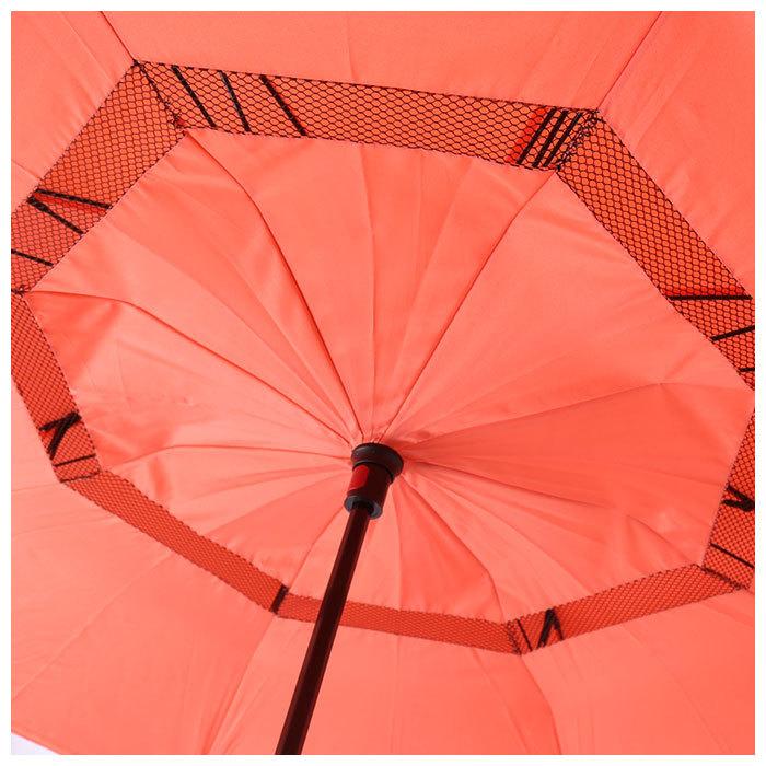 逆さ傘 通販逆さ傘 レディース moz モズ さかさ傘 逆さま傘 おしゃれ かわいい ブランド 北欧 エルク ムース UVカット 晴雨兼用 逆さに開く二重傘 Circus | moz | 06