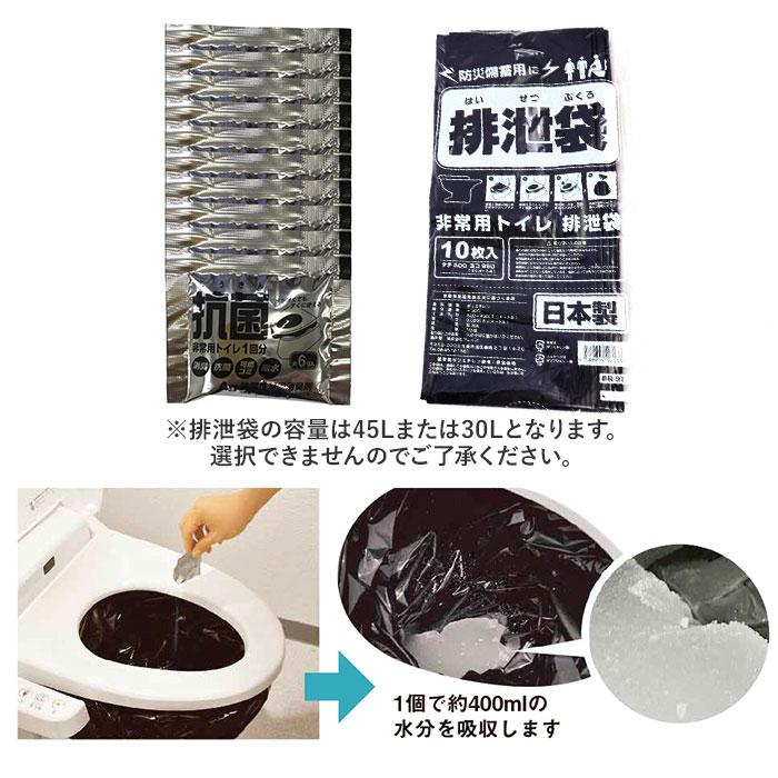 簡易トイレ 通販簡易トイレ 凝固剤 災害用トイレ トイレ 災害グッズ 災害支援 緊急用 トイレキット 袋 非常用簡易トイレ 車内 渋滞 断水 日本製 備え 簡易トイレ | BACKYARD FAMILY | 06