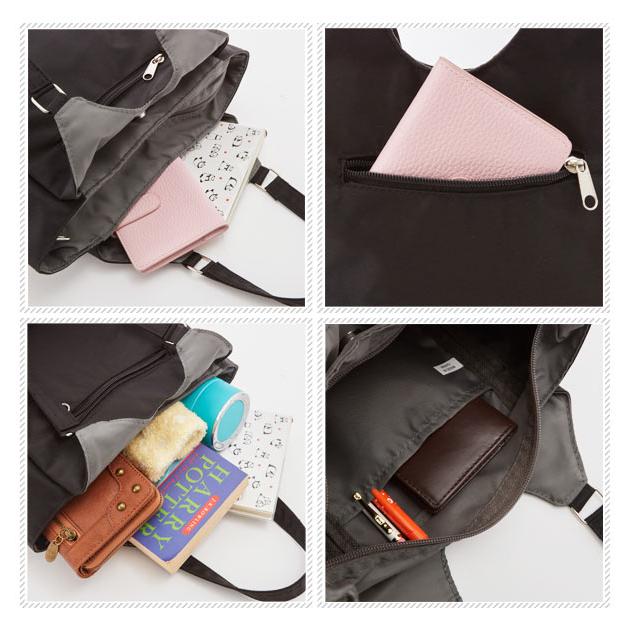 トートバッグ レディース 小さめ おしゃれ ハンドバッグ トートバック ハンドバック ファスナー付き かわいい 肩掛け 軽い サブバッグ トートバッグ | BACKYARD FAMILY | 11