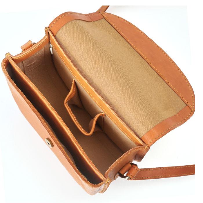 新品★Fes★ショルダーバッグ★レディースバッグ★小さめ★革★オレンジ★薄茶 fes ショルダーバッグ バッグ フェス本革ミニショルダーバッグ