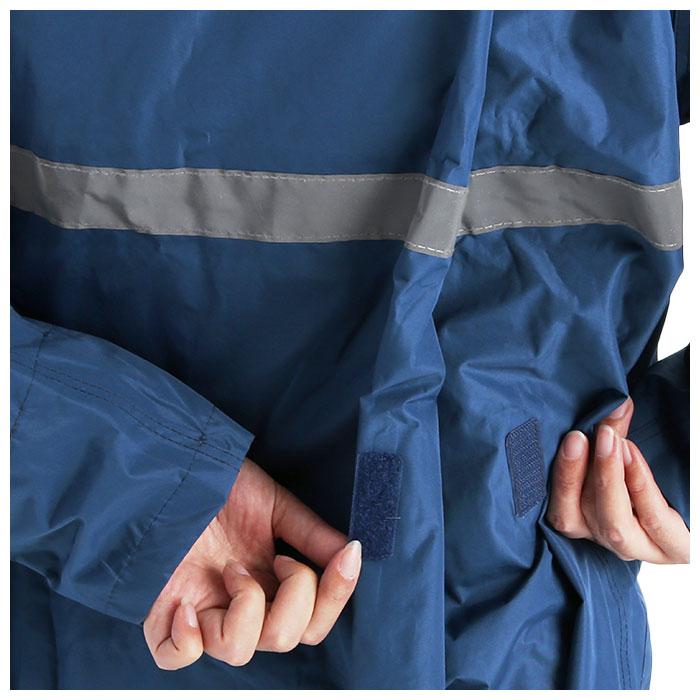 レインコート 自転車 通学 通販 レインウェア 上下 通学用 大きいサイズ 小さいサイズ 大きめ 小さめ ss s m l ll 3l 4l 5l 防水 軽量 ネイビー 紺 レインコート |  | 03