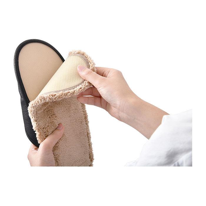 スニーカー 通販 裏 お掃除スリッパ M 23 23.5 24 24.5cm L 25 25.5 26 26.5 27cm ブランド FINE ファイン 吸水力 履くだけ 簡単 掃除  超極細繊維 スニーカー |  | 10