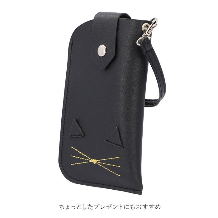 メガネケース ストラップ 通販 眼鏡ケース おしゃれ サングラスケース ケース フェイク レザー 合皮 めがねケース フラットメガネケース かわいい 敬老の日 | ブランド登録なし | 10