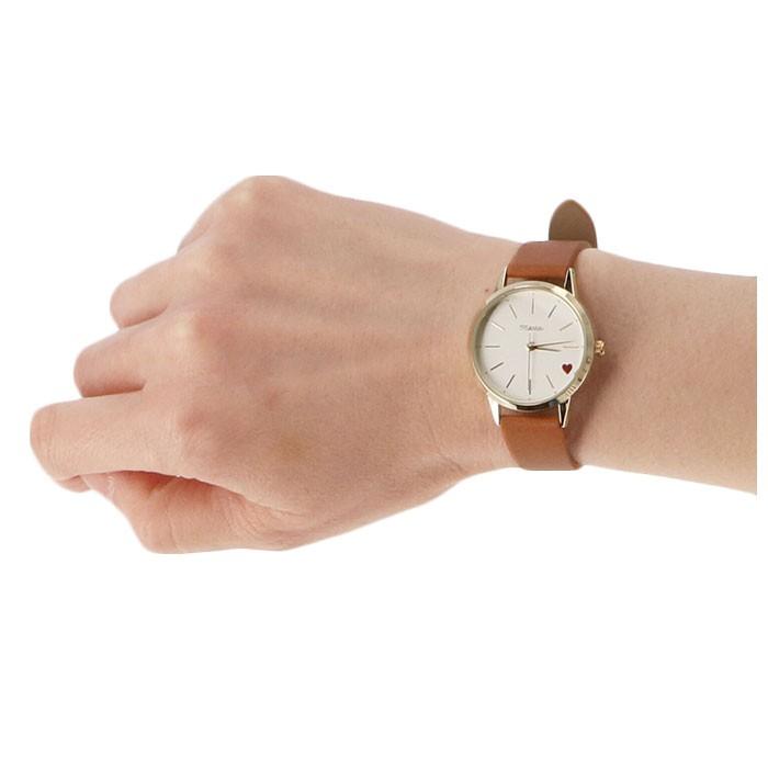 腕時計 通販腕時計 レディース おしゃれ シンプル 大人 かわいい アナログ リストウォッチ 革ベルト 合皮 日本製ムーブメント 可愛い ハート コラソン 腕時計 | ブランド登録なし | 12