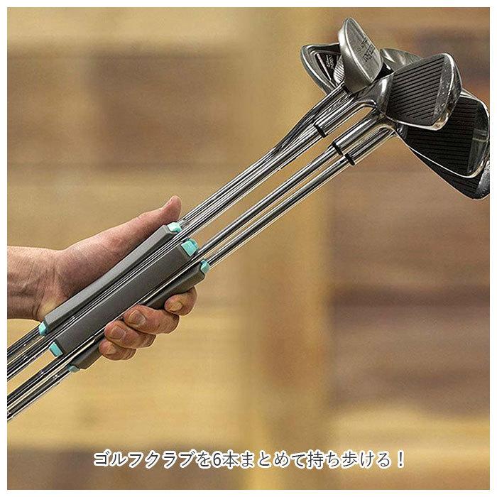 ゴルフ クラブ ホルダー 通販 6本 収納 セルフスタンド セルフプレー ホルダー クラブケース クラブキャリー ゴルフ ゴルフ用品 持ち運び ブラック ゴルフ | ブランド登録なし | 07