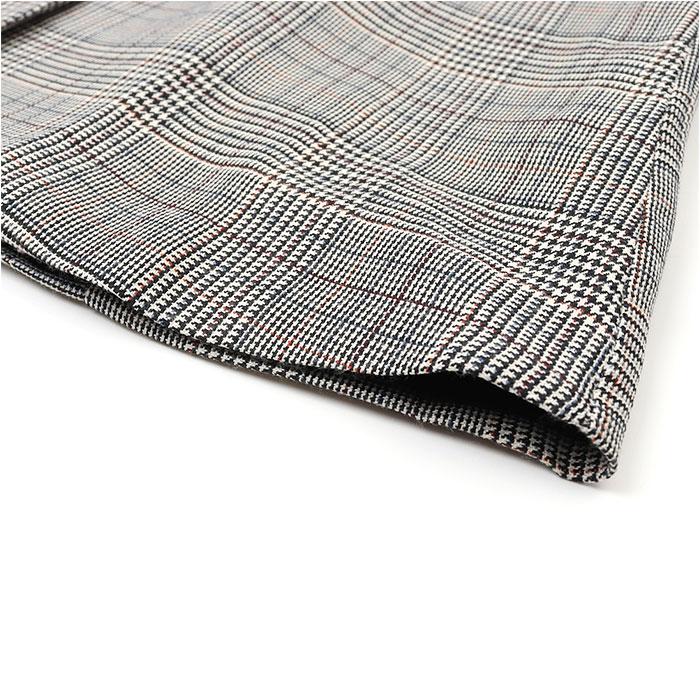 テーラードジャケット レディース 通販 テーラード ジャケット チェック ミドル丈 羽織もの 冬 秋冬 カジュアル オフィス 通勤 ビジネス テーラードジャケット | BACKYARD FAMILY | 14