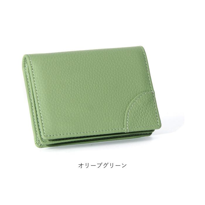 名刺入れ レディース 通販 牛革 本革 カードケース 二つ折り カード入れ 名刺ケース 名刺ホルダー カード収納 男性 女性 シンプル 便利 カジュアル 名刺入れ |  | 14