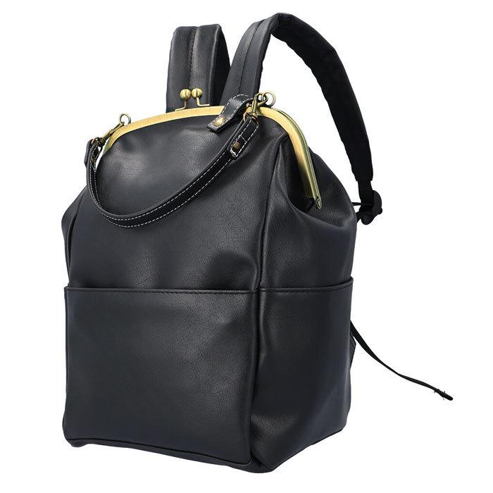 ラフィール Lafiel ラフィール リュック 3146500 通販 レディース おしゃれ がま口 バッグ フェイク レザー pu 合皮 2way 手提げ 大容量 ブランド 通勤 シンプル |  | 05