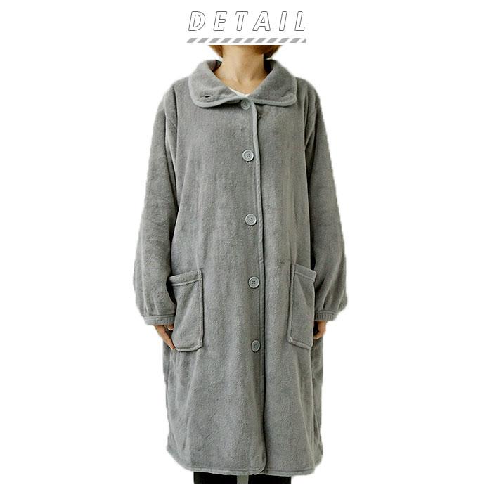 ルームウェア 通販ルームウェア もこもこ 着る毛布 ナイトガウン 着るブランケット ブランケットローブ ミディ丈 ブランケット レディース トップス メンズ | BACKYARD FAMILY | 14