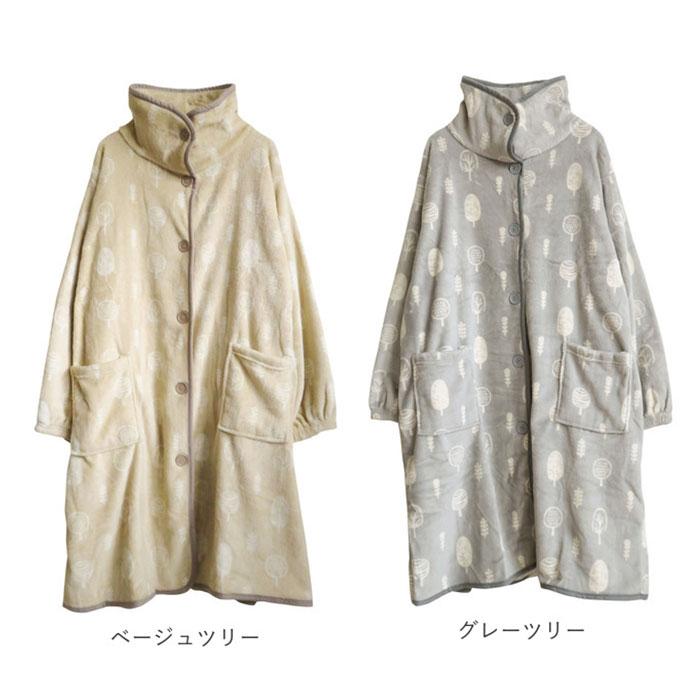 ルームウェア 通販ルームウェア もこもこ 着る毛布 ナイトガウン 着るブランケット ブランケットローブ ミディ丈 ブランケット レディース トップス メンズ | BACKYARD FAMILY | 20