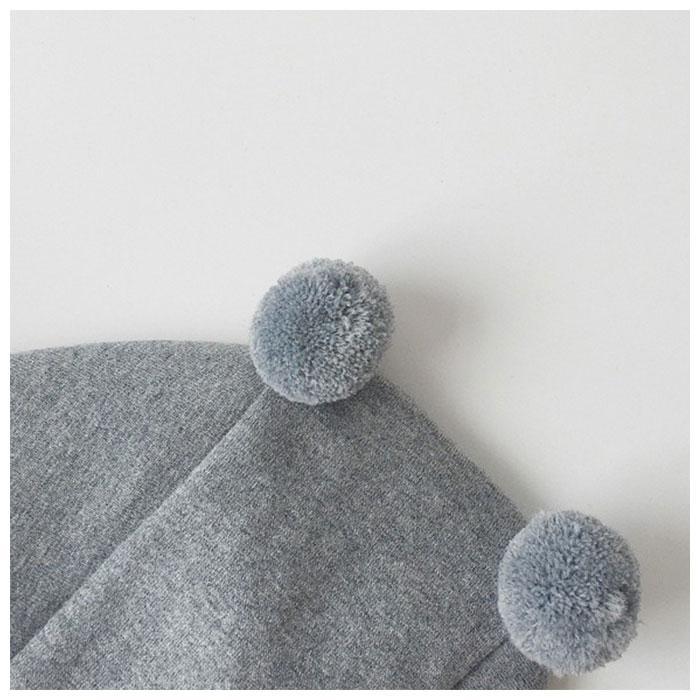 ベビー 通販ベビー 帽子 男の子 女の子 ベビー帽子 帽子 耳付き くま耳 キャップ ハット ぼうし あかちゃん 赤ちゃん ボンボン くま耳 子供 子ども ベビー | ショコラ（アップリカ） | 06