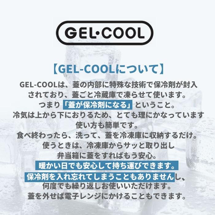 1段 弁当箱 220ml 保冷 通販 お弁当箱 ランチボックス 一段 １段 GEL-COOL ジェルクール square スクエア S 220 ジェラート plain プレーン お弁当 ランチ | GEL-COOL | 06