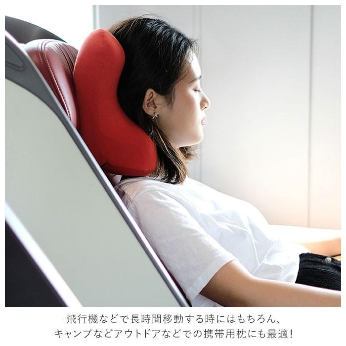 希少✨Invel ネックピロー 赤 新品未使用 GENIAL ネックピロー 通販ネックピロー 飛行機 ジェニアル NAP PILLOW