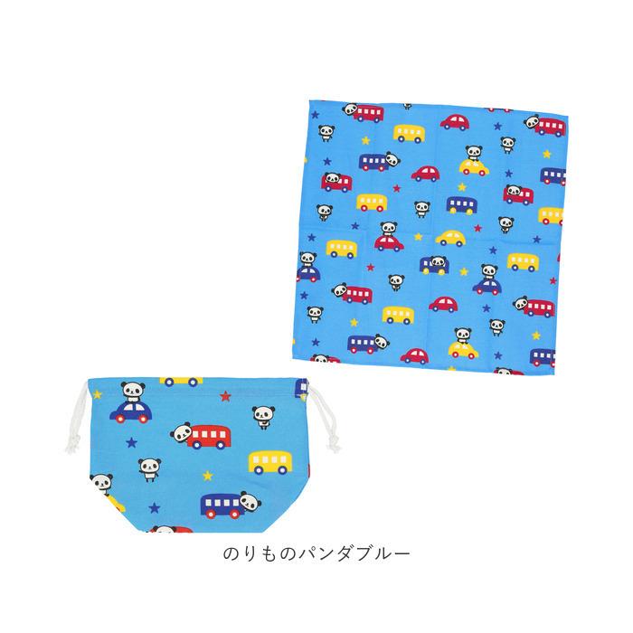 ランチクロス 通販ランチクロス 巾着 セット マチ有り ポーチ お弁当包み バンダナ ハンカチ パンダ 袋 きんちゃく 不織布バッグ アシストバッグ  ランチクロス |  | 11