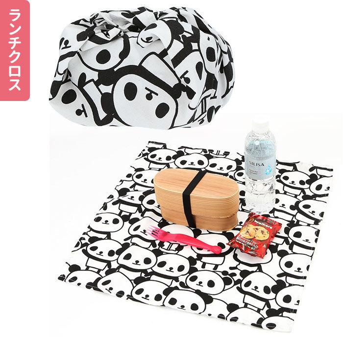 ランチクロス 通販ランチクロス 巾着 セット マチ有り ポーチ お弁当包み バンダナ ハンカチ パンダ 袋 きんちゃく 不織布バッグ アシストバッグ  ランチクロス |  | 07
