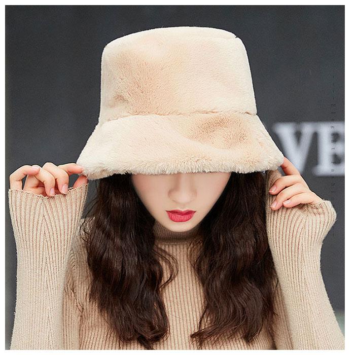 バケットハット レディース 通販 ハット 帽子 ボア ファー ふわふわ シンプル 厚手 暖かい あったか 可愛い 防寒 秋 冬 おしゃれ 韓国 バケットハット | ブランド登録なし | 11