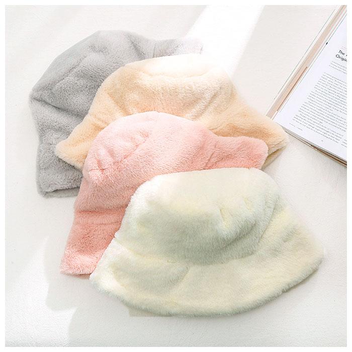 バケットハット レディース 通販 ハット 帽子 ボア ファー ふわふわ シンプル 厚手 暖かい あったか 可愛い 防寒 秋 冬 おしゃれ 韓国 バケットハット | ブランド登録なし | 14