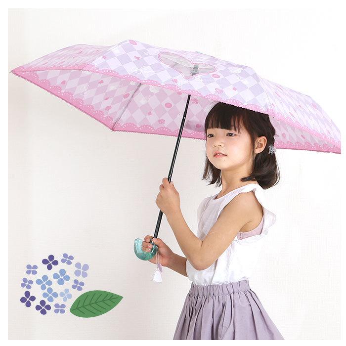 折りたたみ傘 子供 通販 おしゃれ 50cm 手開き かわいい 収納ケース付き チャーム付き アリス ユニコーン 猫 ネコ カフェ ドーナツ 通学 登校 携帯 置き傘|BACKYARD FAMILY|02