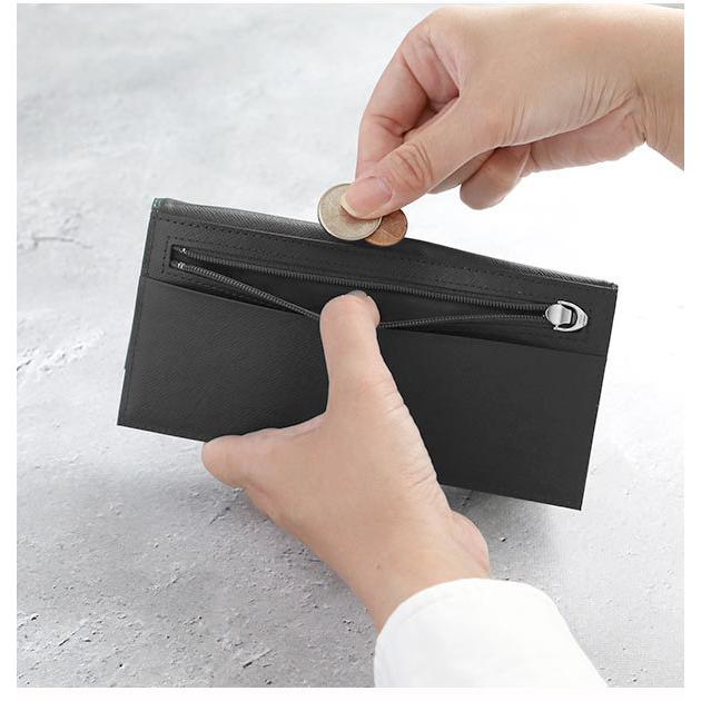 財布 長財布 メンズ 8mm FRUH フリュー 通販 ロングウォレット レディース 薄い 8ミリ 本革 牛革 レザー 革財布 小銭入れあり カード入れ 無地 シンプル | フリュー | 11