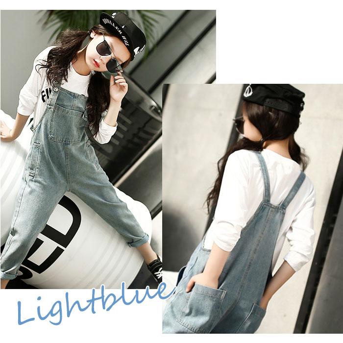 オーバーオール 通販オーバーオール キッズ 女の子 子ども用 子供 こども サロペット 大きいサイズ ジュニア 小学生 中学生 ダンス 衣装 オーバーオール |  | 05