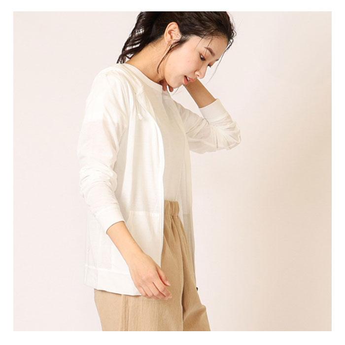 パーカー レディース 薄手 通販 レディースパーカー アウター フードあり UVパーカー 長袖 ジップアップ 無地 シンプル ナチュラル おしゃれ トップス パーカー |  | 19