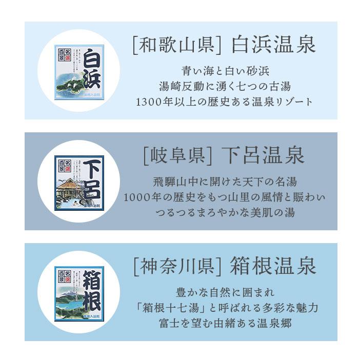 入浴剤 通販入浴剤 詰め合わせ 名湯百景 ギフト 30包入り 24包入り 温泉 プチギフト 贈り物 薬用入浴剤 五洲薬品 母の日 父の日 お祝い 敬老の日 入浴剤 | 五洲薬品 | 07