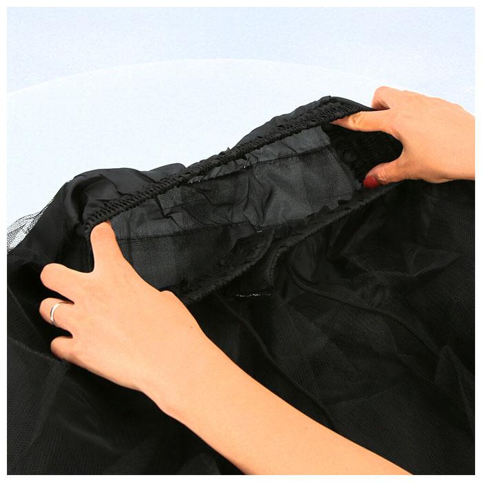 パニエ 大人 通販 チュチュ スカート ドレス 大人用 ショート ミニ フリル ハードチュール 3層 ボリューム ウェディングドレス 華やか 上質感 結婚式 パニエ | ブランド登録なし | 14