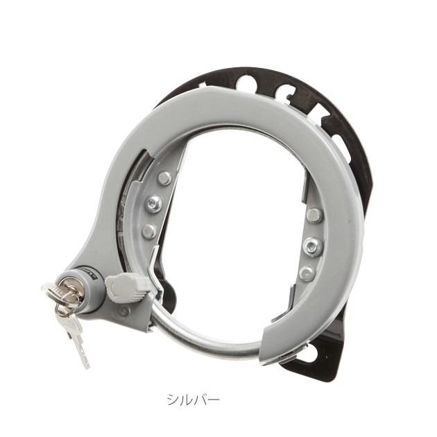 リング錠 自転車 リング錠 GORIN ゴリン 鍵 カンチ止 クロスバイク MTB ATB 大型 カンチブレーキ用 Vブレーキ用 セフティ機能 リバーシブルキー ブラケット | ブランド登録なし | 07