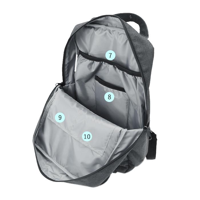 anelloリュック メンズ 通販 大容量 レディース 撥水 はっ水 10ポケット PC収納 通勤 通学 A4 ビジネス シンプル anello GRANDE PIGMENT anelloリュック | anello GRANDE | 12