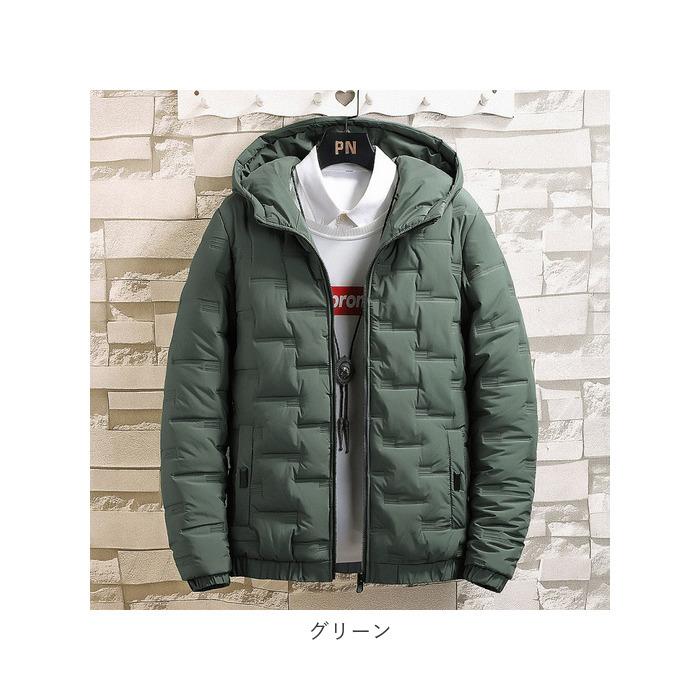 ダウンジャケット 通販ダウンジャケット メンズ ダウンコート 中綿コート 中綿ジャケット 中綿 フード付き ショート丈 厚手 ファスナー 防寒 ダウンジャケット | ブランド登録なし | 15