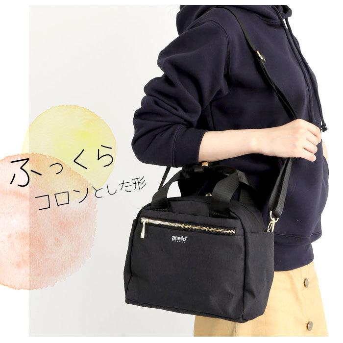 アネロ 通販アネロ ショルダーバッグ 10ポケット レディース 斜めがけ 小さめ 2way ハンドバッグ ミニボストン あおり 3層 両面はっ水 旅行 サブバッグ  アネロ |  | 07