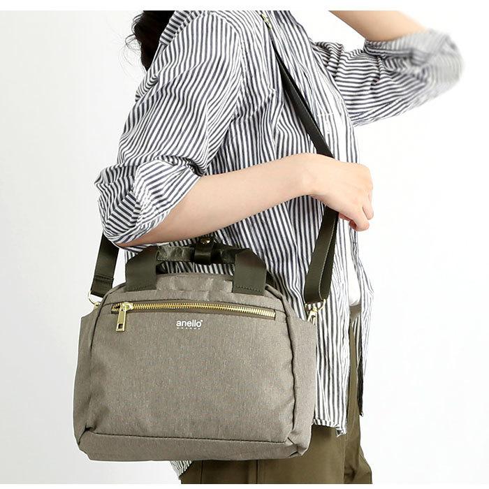 アネロ 通販アネロ ショルダーバッグ 10ポケット レディース 斜めがけ 小さめ 2way ハンドバッグ ミニボストン あおり 3層 両面はっ水 旅行 サブバッグ  アネロ |  | 09