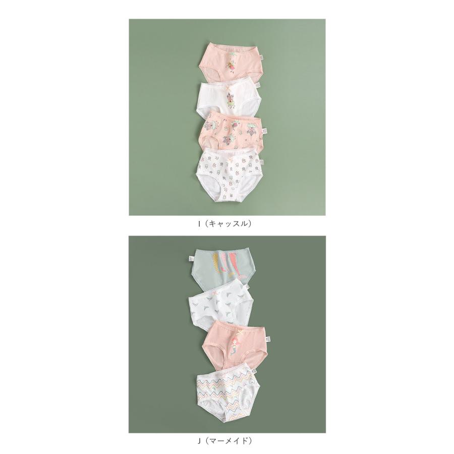 キッズ 通販キッズ パンツ 下着 女の子 4枚組 4枚 4つ ショーツ ブリーフ 肌着 インナーパンツ 子供 子ども こども ガールズ 通気性 柔らかい 吸汗性 キッズ | キッズ | 15