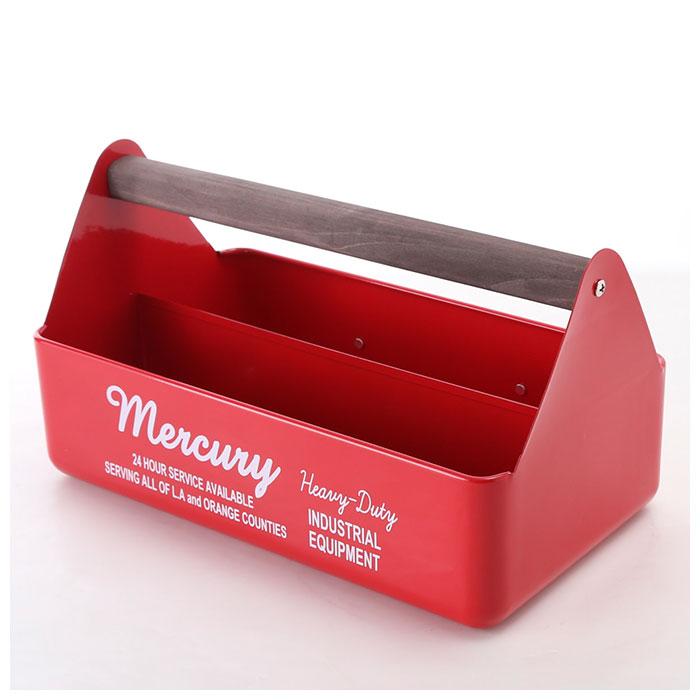 マーキュリー 工具箱 通販 雑貨 ツールボックス おしゃれ スチール 工具入れ MERCURY ハンディツールボックス ハンドル付き スパイスボックス キャンプ |  | 06