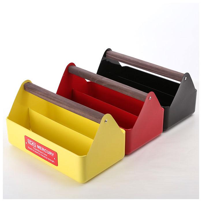 マーキュリー 工具箱 通販 雑貨 ツールボックス おしゃれ スチール 工具入れ MERCURY ハンディツールボックス ハンドル付き スパイスボックス キャンプ |  | 11