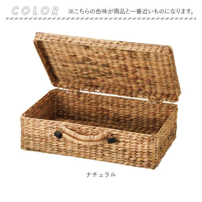 バスケット ピクニック 通販 Ｌサイズ ウォーターヒヤシンスバスケット カゴバスケット ピクニックバスケット トランク カゴバッグ かご 籠 撮影小物 | BACKYARD FAMILY | 18
