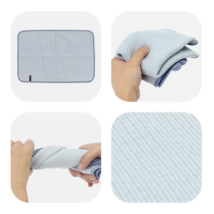 キッチン 通販キッチン 水切りマット グレー ピンク イエロー ブルー 無限に抗菌する水切りマット 原田織物 日本製 30 × 45 cm おしゃれ 防臭 キッチン |  | 13