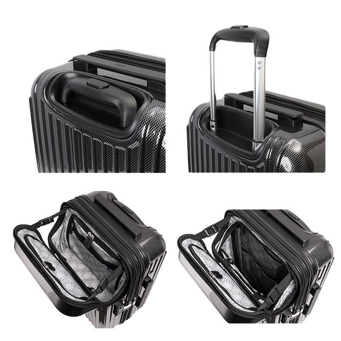 スーツケース HeM 通販HeM スーツケース ヘム リム 39-506 キャリーバッグ キャリーケース 機内持ち込み Sサイズ フロントオープン 拡張 トップオープン |  | 15