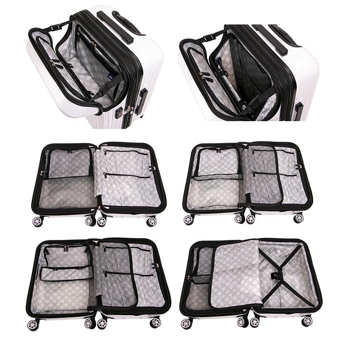 スーツケース HeM 通販HeM スーツケース ヘム リム 39-507 キャリーバッグ キャリーケース 機内持ち込み Mサイズ フロントオープン 拡張 トップオープン | HeM(バッグ) | 14