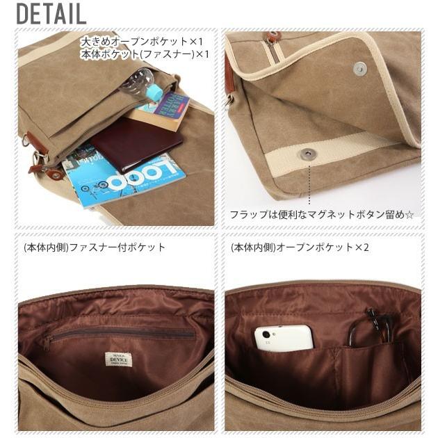 DEVICE（デバイス） ショルダーバッグ メンズ 斜め掛け 大容量 大きめ