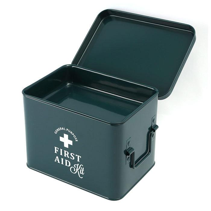 はこぽす対応商品 救急箱 おしゃれ 通販 かわいい 薬箱 クスリ箱 小 スチール 収納ボックス フタ付き 蓋つき 蓋付き 内皿付き 2段 仕切り付き 裁縫箱 道具箱 工具箱 アビデ2 530円 Washandlearn Us