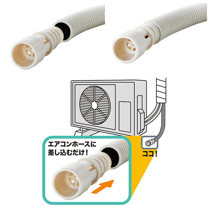 エアコン 通販エアコン 防虫 キャップ 好評 室外機 虫対策 防虫キャップ ゴキブリ 駆除 ごきぶり対策 排水ホース ホース 3個セット 虫 イセトー 日本製 エアコン |  | 08