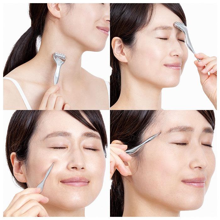 美容 熱伝導トリートメントローラー 美容 鍼 ローラー 通販 アイケア フェイスケア ツボ押し ミニ 首 フェイスローラー コロコロ 顔 肌 ツボ押し棒 プレゼント | ブランド登録なし | 09